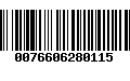 Código de Barras 0076606280115