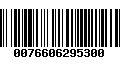 Código de Barras 0076606295300
