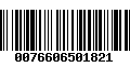 Código de Barras 0076606501821