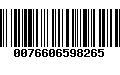 Código de Barras 0076606598265