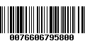 Código de Barras 0076606795800