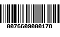 Código de Barras 0076609000178