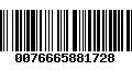 Código de Barras 0076665881728