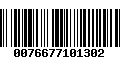 Código de Barras 0076677101302