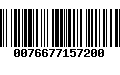Código de Barras 0076677157200