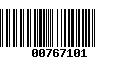 Código de Barras 00767101