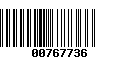 Código de Barras 00767736