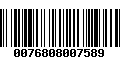 Código de Barras 0076808007589