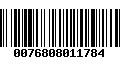 Código de Barras 0076808011784