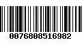 Código de Barras 0076808516982