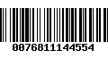 Código de Barras 0076811144554