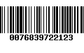 Código de Barras 0076839722123