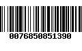 Código de Barras 0076850851390