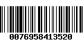 Código de Barras 0076958413520