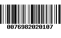 Código de Barras 0076982020107