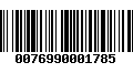 Código de Barras 0076990001785