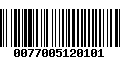 Código de Barras 0077005120101