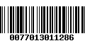 Código de Barras 0077013011286