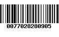 Código de Barras 0077028280905