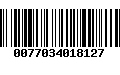 Código de Barras 0077034018127