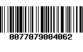 Código de Barras 0077079004062