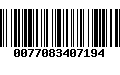 Código de Barras 0077083407194