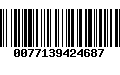 Código de Barras 0077139424687