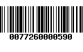 Código de Barras 0077260000590