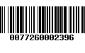 Código de Barras 0077260002396