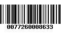 Código de Barras 0077260008633