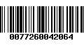 Código de Barras 0077260042064