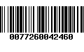 Código de Barras 0077260042460