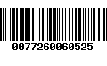 Código de Barras 0077260060525