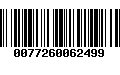 Código de Barras 0077260062499