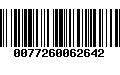 Código de Barras 0077260062642