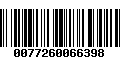 Código de Barras 0077260066398