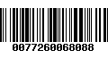 Código de Barras 0077260068088