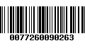 Código de Barras 0077260090263