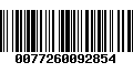 Código de Barras 0077260092854