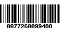 Código de Barras 0077260099488