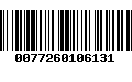 Código de Barras 0077260106131