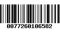 Código de Barras 0077260106582