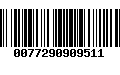 Código de Barras 0077290909511