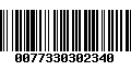 Código de Barras 0077330302340
