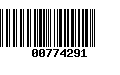 Código de Barras 00774291