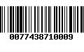 Código de Barras 0077438710009