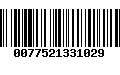 Código de Barras 0077521331029