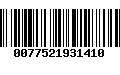 Código de Barras 0077521931410