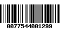 Código de Barras 0077544001299