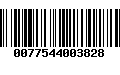 Código de Barras 0077544003828